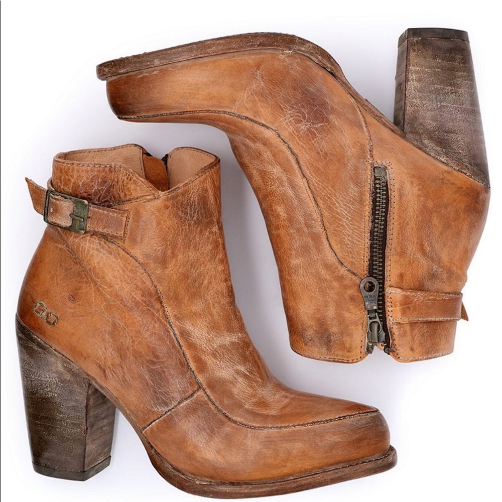 Bed Stu Isla Tan Rustic BFS Ankle Boots